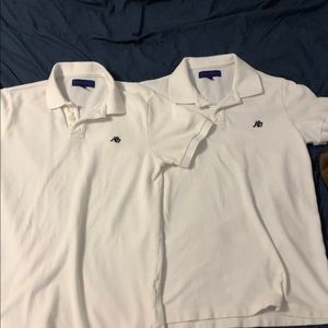 Aeropostale White Polo Shirts Bundle